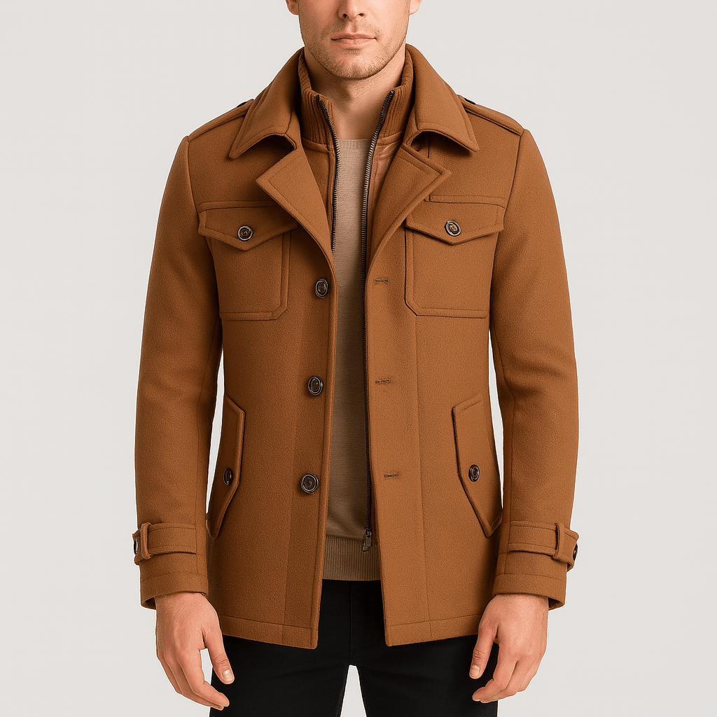 Yvonne | Elegant winter woolen coat