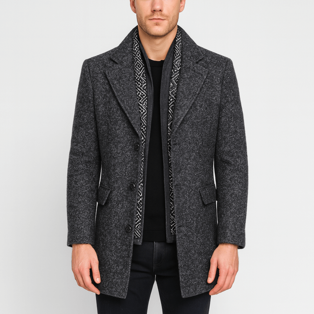 Yvonne | Tailored fit winter woolen coat