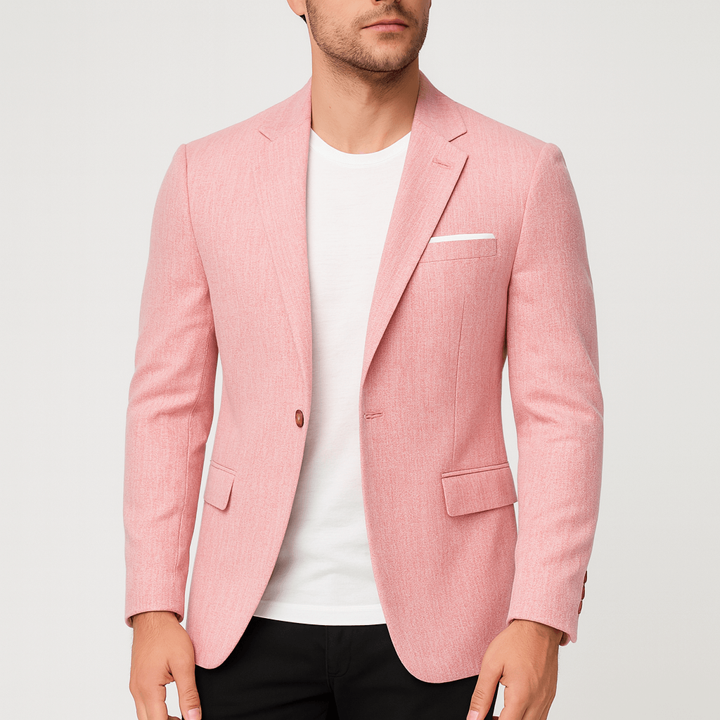 Yvonne | Cotton blend slim fit blazer