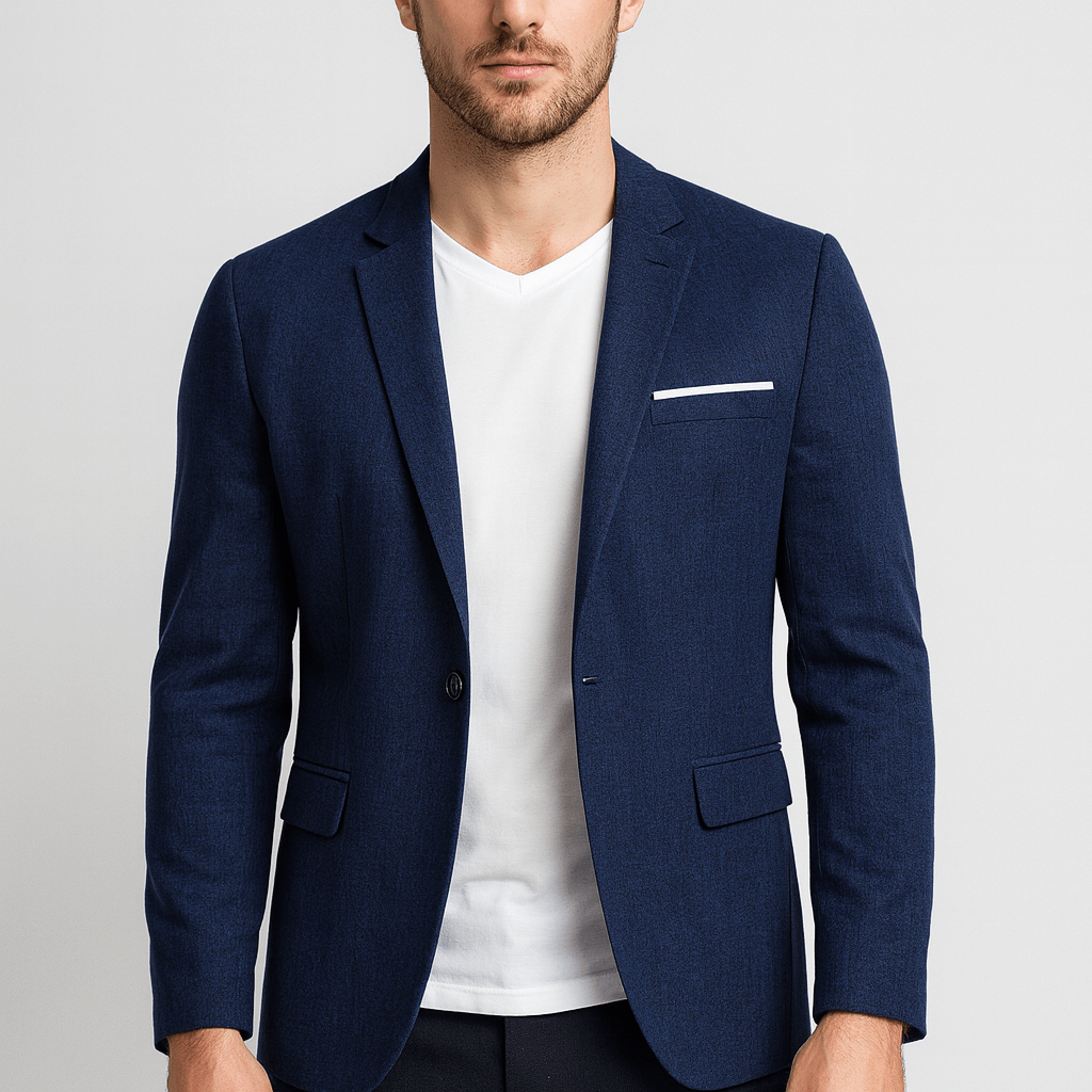 Yvonne | Cotton blend slim fit blazer