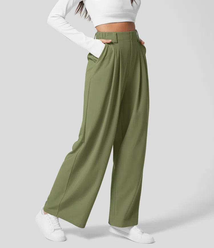 Brune - Élégance Pantalon Peak, léger et confortable pour un style raffiné