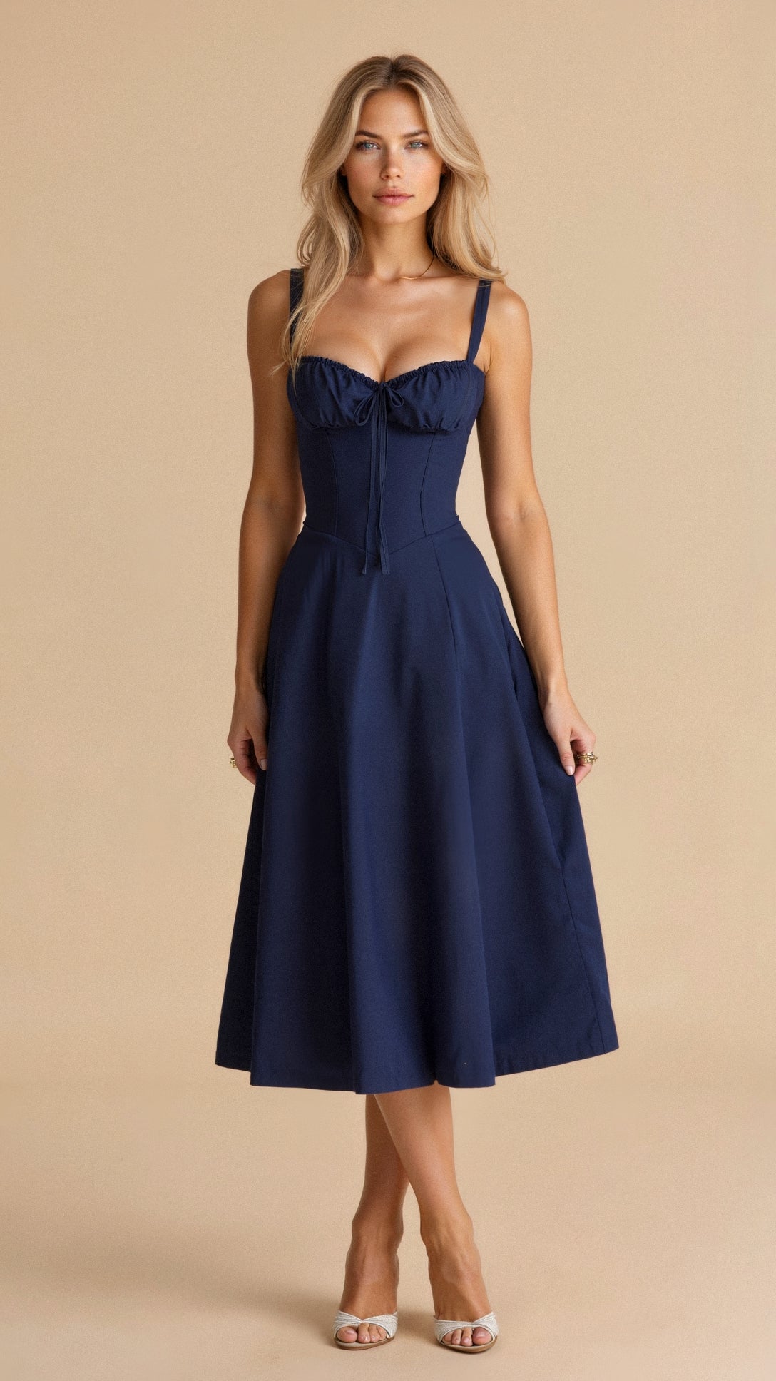 Fantine - Robe cintrée avec design bustier, élégante et sophistiquée pour toutes les occasions