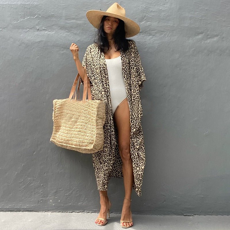 Boho long beach cover-ups with fluid and elegant design