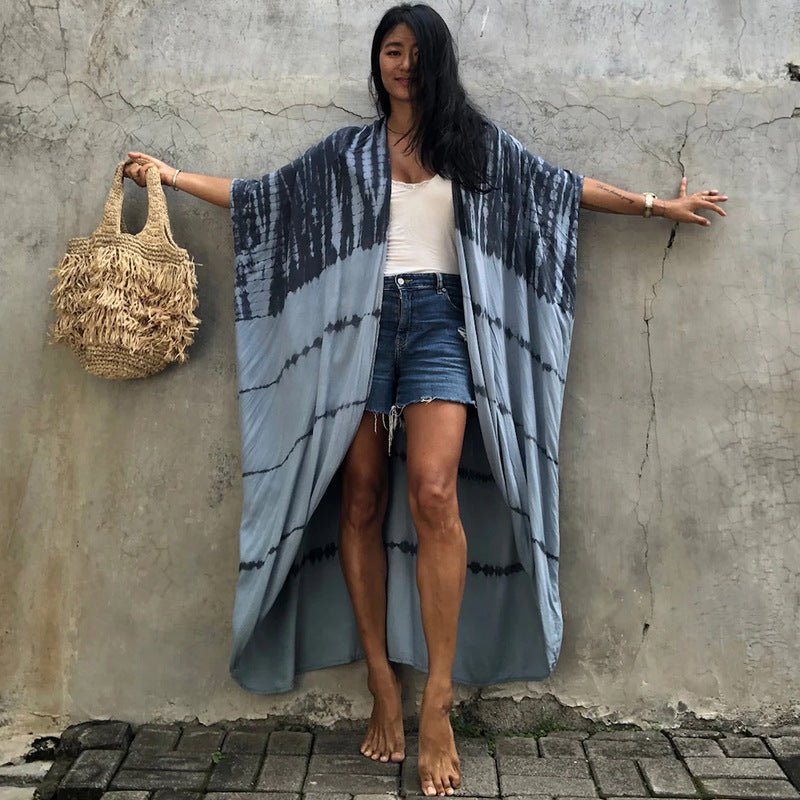 Boho long beach cover-ups with fluid and elegant design