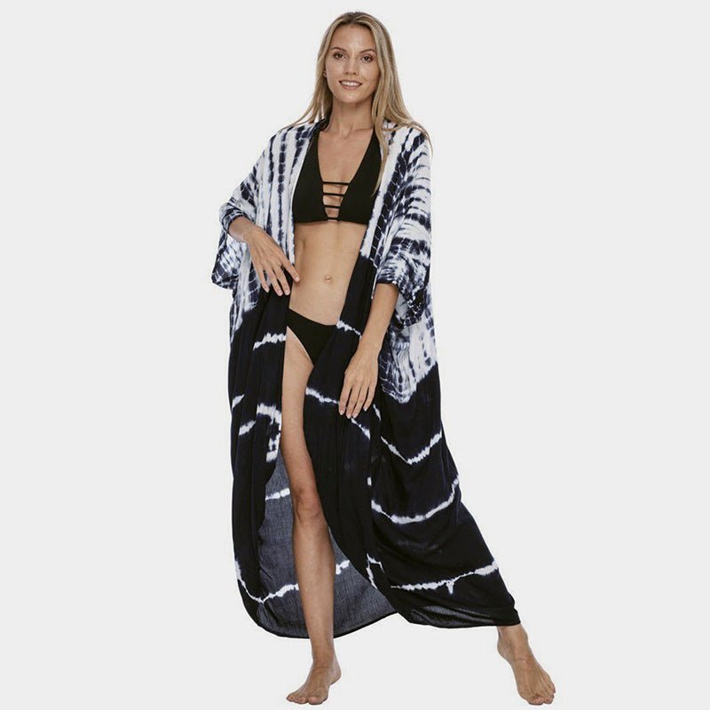 Boho long beach cover-ups with fluid and elegant design