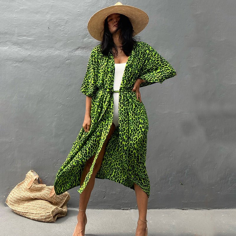 Boho long beach cover-ups with fluid and elegant design