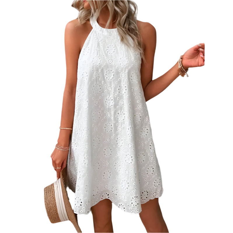 Robe mini dos nu élégante pour femme - Parfaite pour les occasions estivales