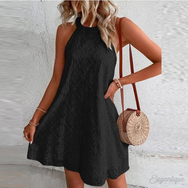Robe mini dos nu élégante pour femme - Parfaite pour les occasions estivales
