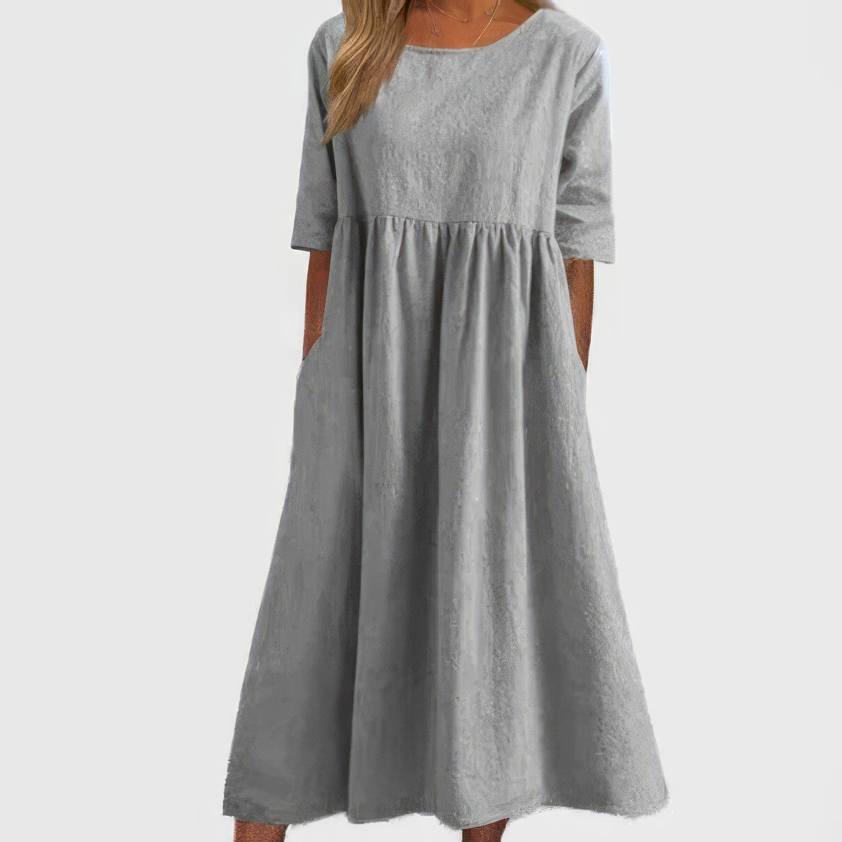 Robe d’été ample avec poches pour femme – Légère et décontractée